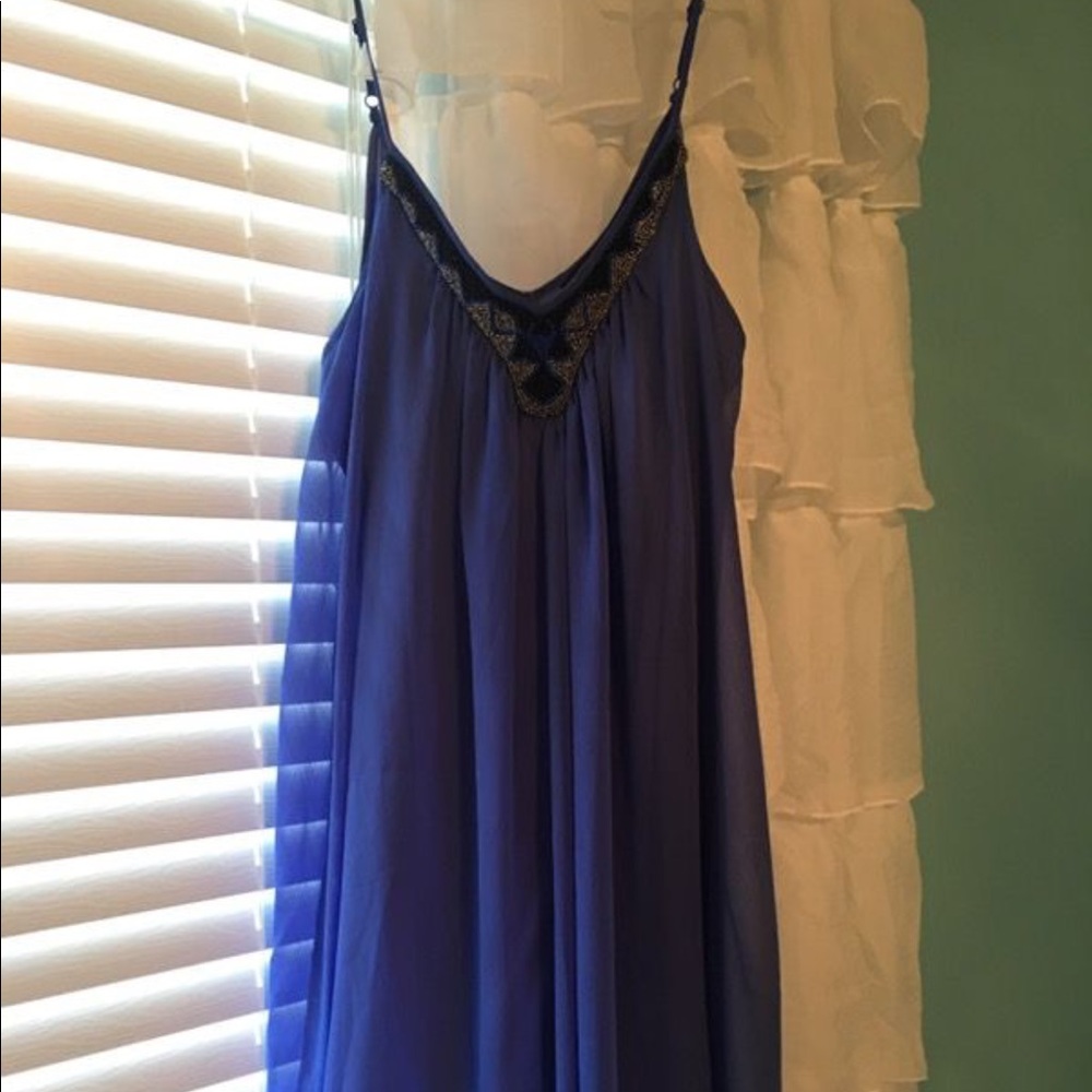 Periwinkle Mini Dress from Express